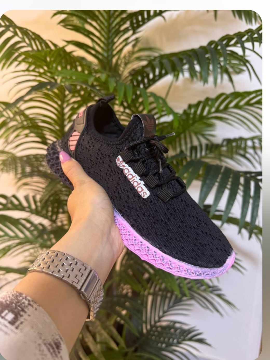 کفش زنانه اسپرت بافت مشکی